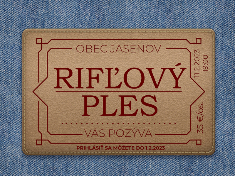 Novinky / Jasenovský ples 2023