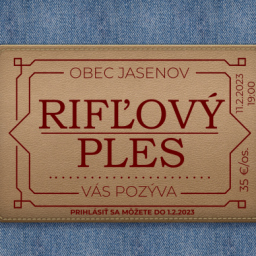 Rifľový ples obce Jasenov 2023